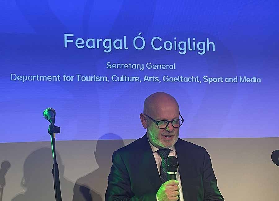 Feargal Ó Coigligh Secretary General, Department for Tourism, speaking at ITB Berlin 2024