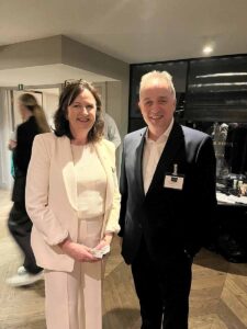 AIne Mangan and Christian Schmelter pf the Springfield Hotel