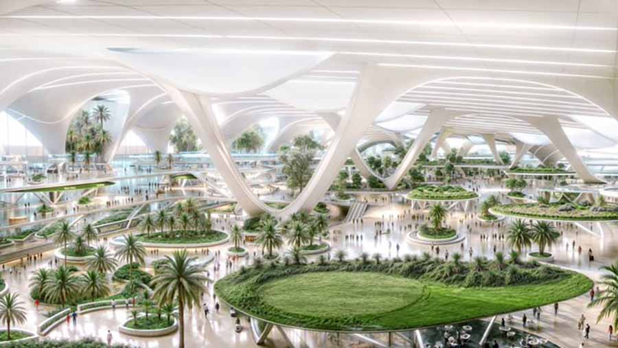 Dubai new airport