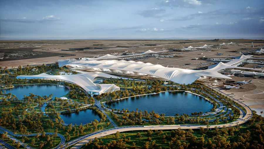 Dubai new airport