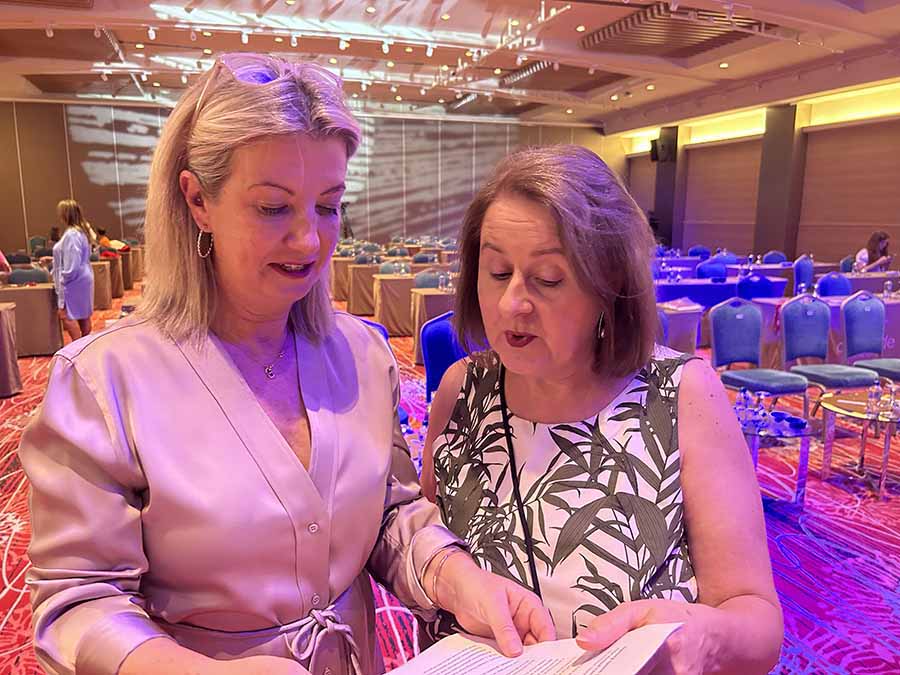 Angela Walsh and Clare Dunne