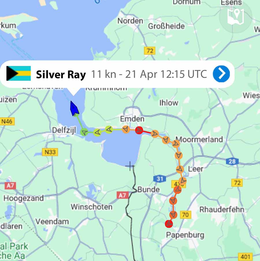 Silver Ray conveyance, April 21 2024