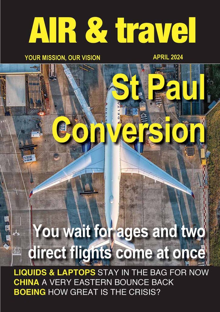 Air & Travel cover april 2024 