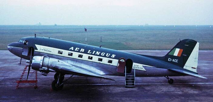 EI-ACE a DC-3 similar to EI_AFL, was contacted on that night
