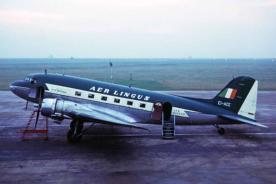 EI-ACE a DC-3 similar to EI_AFL, was contacted on that night