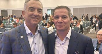 Geoff Freeman of US Travel and Chris Thompson of Brand USA