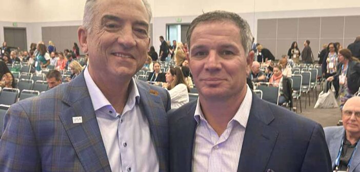 Geoff Freeman of US Travel and Chris Thompson of Brand USA