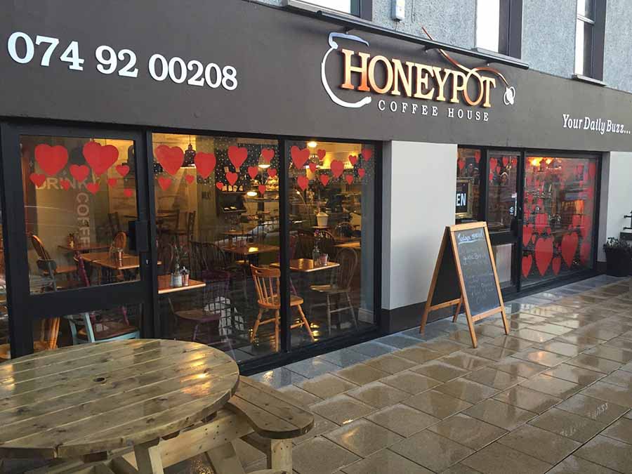 Honeypot coffee house in Letterkenny
