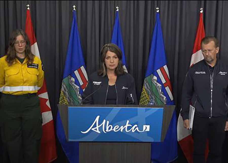 Danielle Smith news conference