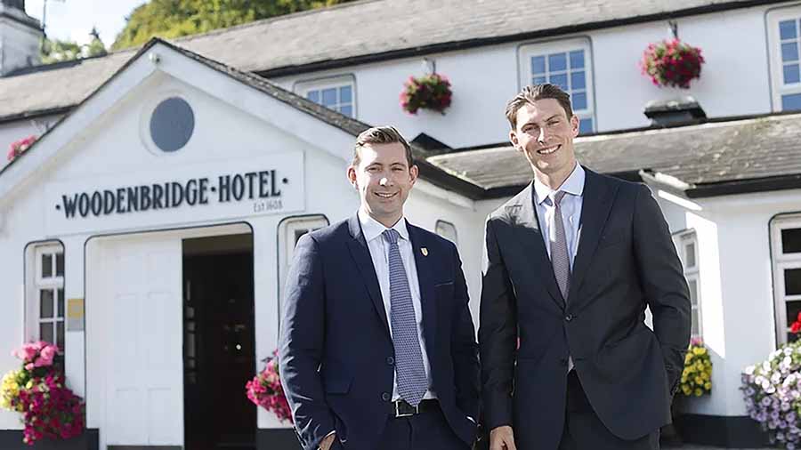 Mark and Joseph Scott-Lennon, directors of Fitzpatrick Castle Hotel