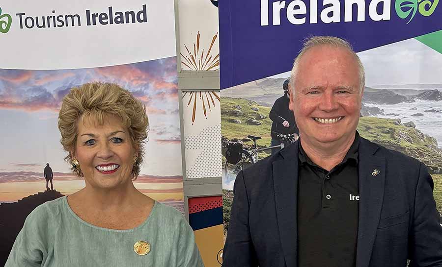 Geraldine Byrne Nason, Ambassador of Ireland to the USA and Paul McDonagh of Tourism Ireland