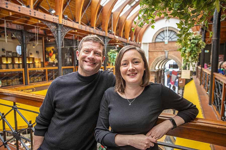 Dermot O'Leary with Amy Riddell, Tourism Ireland