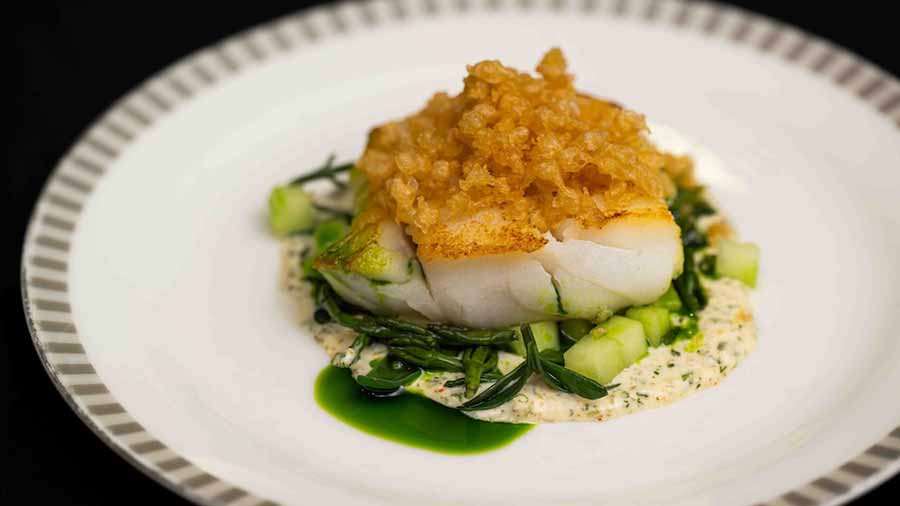 Fillet of cod by Monica Galetti