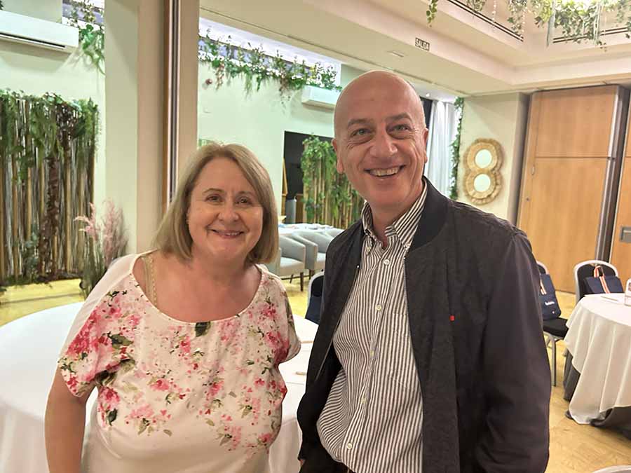 Clare Dunne CEO of the ITAA  and Jose Antonio González Perez of Turismo Almería