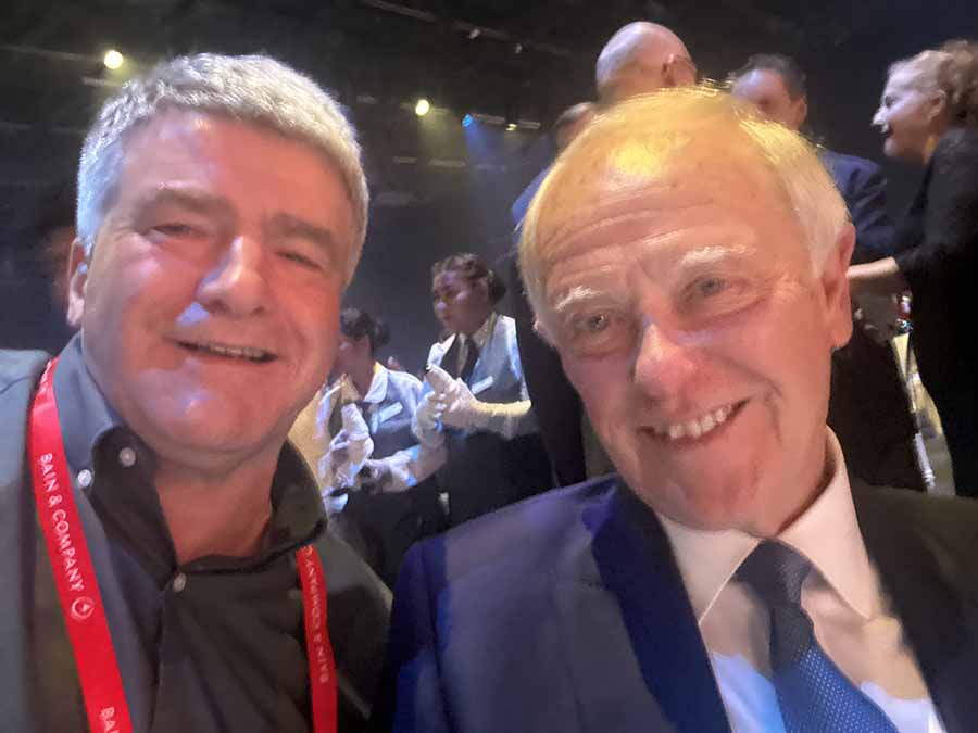 Eoghan Corry and Tim Clark