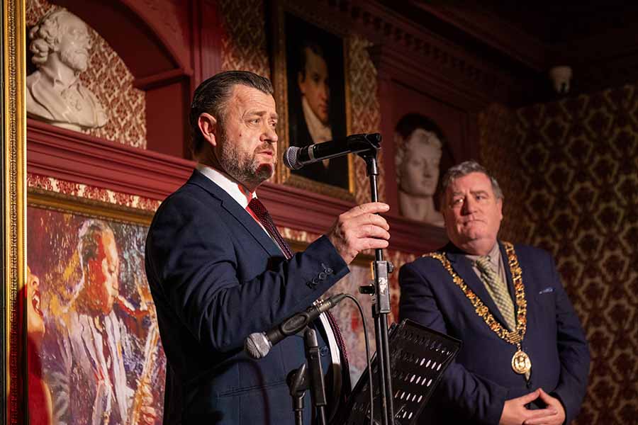 Eoin Daly, General Manager of the Imperial Hotel with the Lord Mayor of Cork, Dan Boyle.