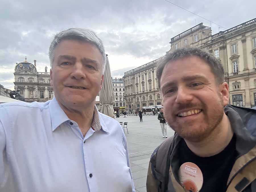 Eoghan Corry and Thomas Munoz of Lyon Tourism