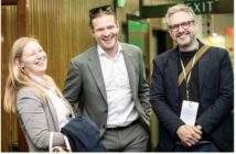 Dea Banic of The Travel Department, Tine Murn of New Deal Europe and Stephen Power TD Active.