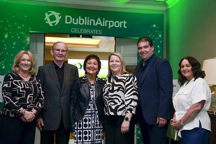 Business Exhibitors team, Angela O'Routrke, Edmund Hourican, Maureen Ledwith,Shane Hourican and Annette McCann