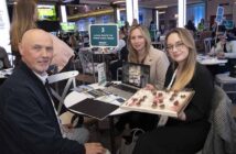 Barry Maye, IGTOA with Amy O'Regan and Vanessa Collins from Actons Hotel and The Trident Hotel in Kinsale