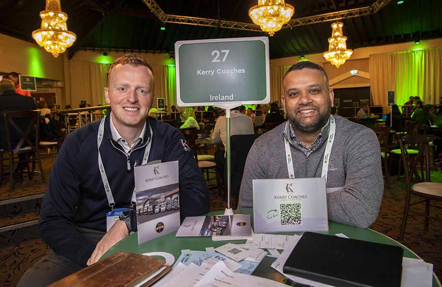 Johnny Buckley and Verpal Yadav from Killarney Bus Tour Operator Kerry Coaches