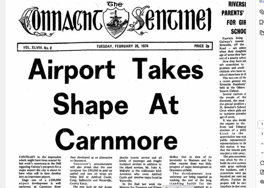 Connacht sentinel Febraury 26 1974
