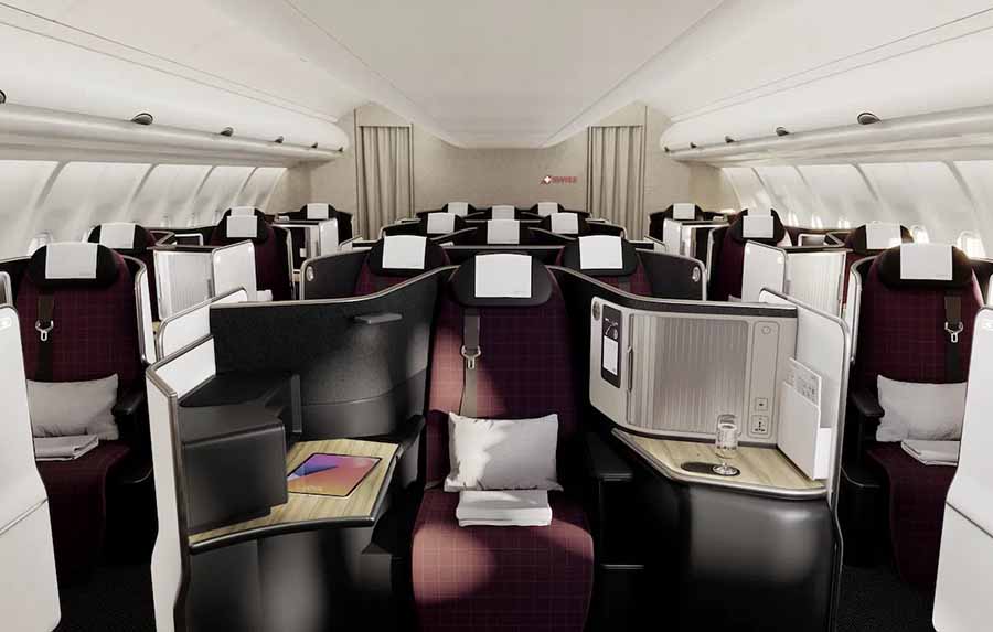 Swiss new business class
