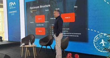 David O'Brien speaking at the ITAA conference