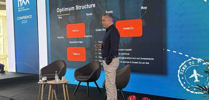 David O'Brien speaking at the ITAA conference