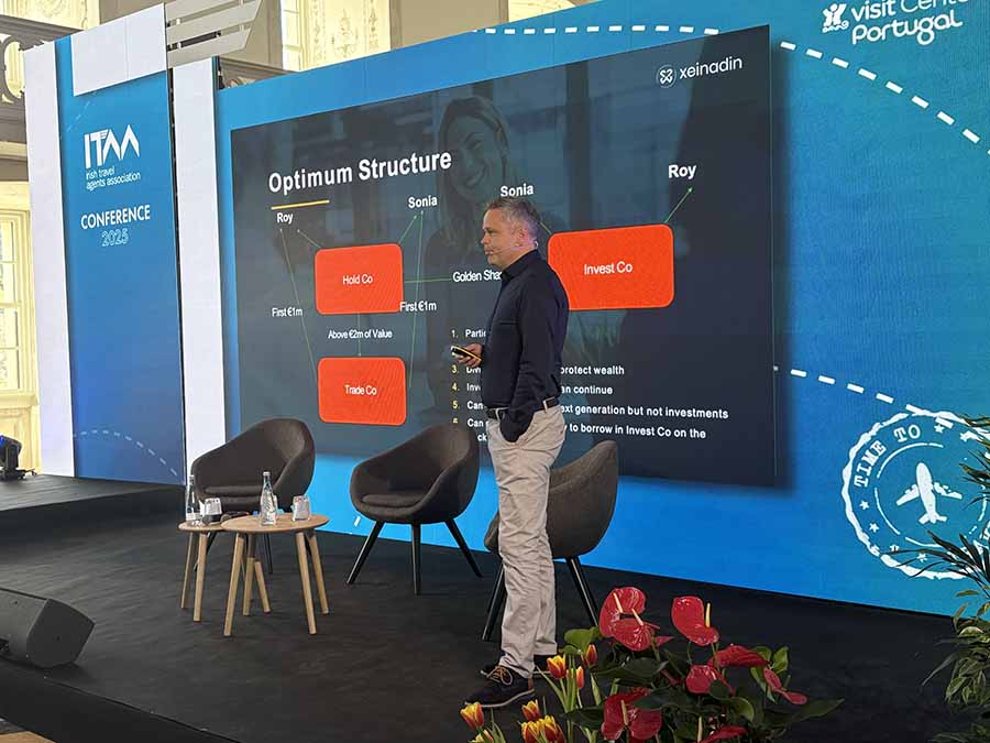 David O'Brien speaking at the ITAA conference