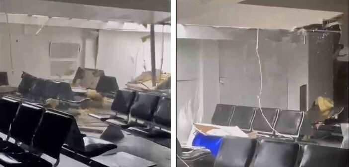 Montego Bay airport after Hurricane Melissa