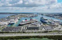 Six ships in Port Canaveral