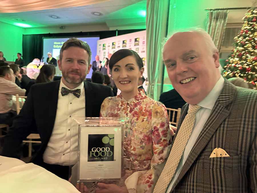 Best five star hotel winners, Ashford Castle, Liam Finnegan, Lisa Twomey and Robert Bowe