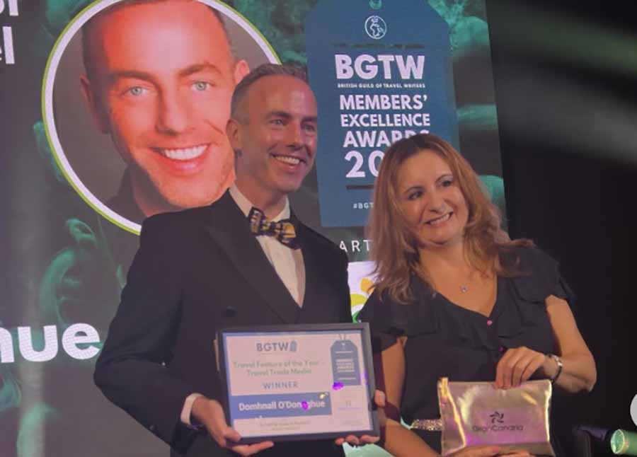 Domhnall O’Donoghue award win