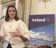 Alice Mansergh CEO of Tourism Ireland speaking at event at the Irish embassy for delegates at World Travel Market 2025