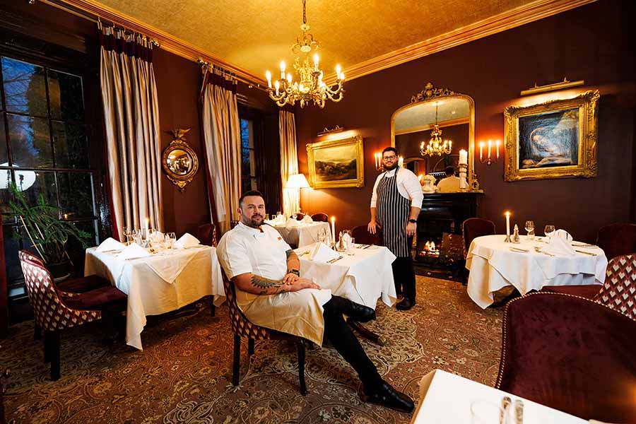 Jeff Silvestre an Pablo Bernardo of Barberstown Castle