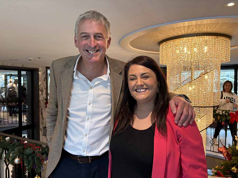 Phil Hullah and Carrie Day of Riviera travel