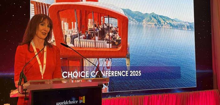 Valerie Murphy speaking at Worldchoice conference 2025