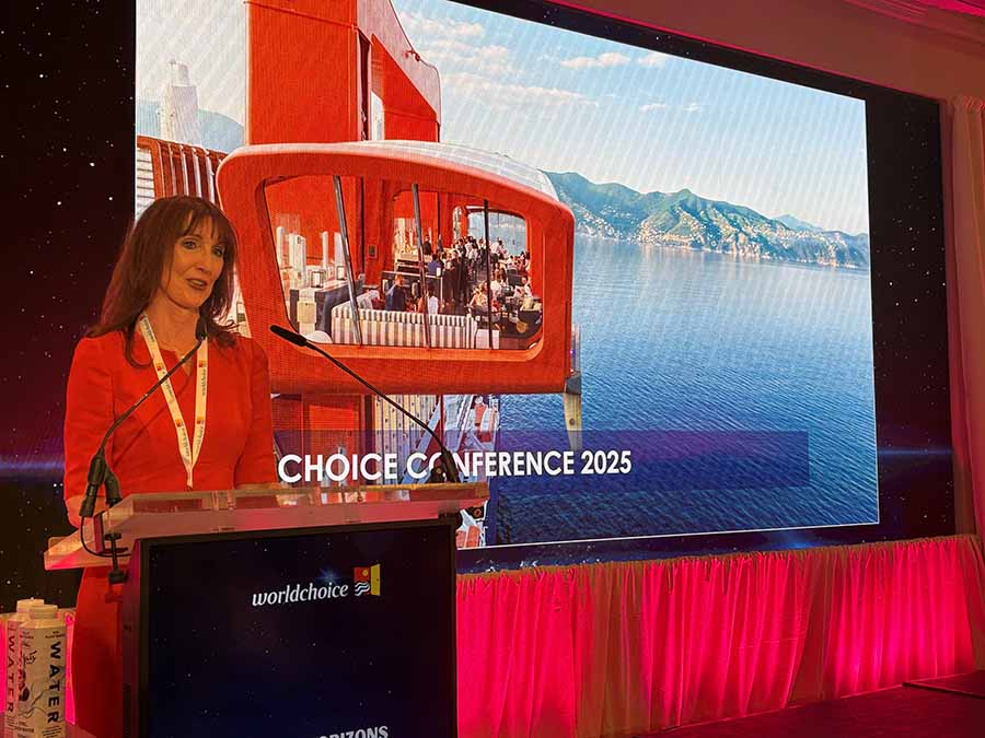 Valerie Murphy speaking at Worldchoice conference 2025