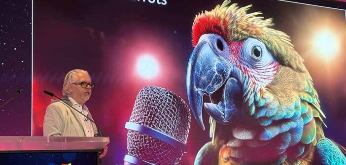 Sascha Nau of Amadeus speaking at Worldchoice conference 2025