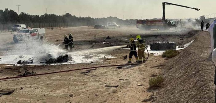 Dubai air show crash