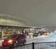Snow at JFK airport, Saint Stephen's Day 2025