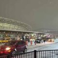 Snow at JFK airport, Saint Stephen's Day 2025