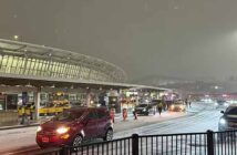 Snow at JFK airport, Saint Stephen's Day 2025