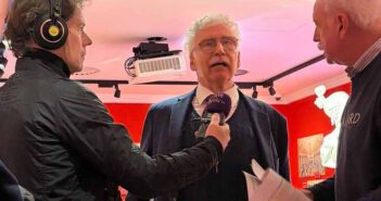 Marty Whelan in Vienna interviewing Eduardo Strauss