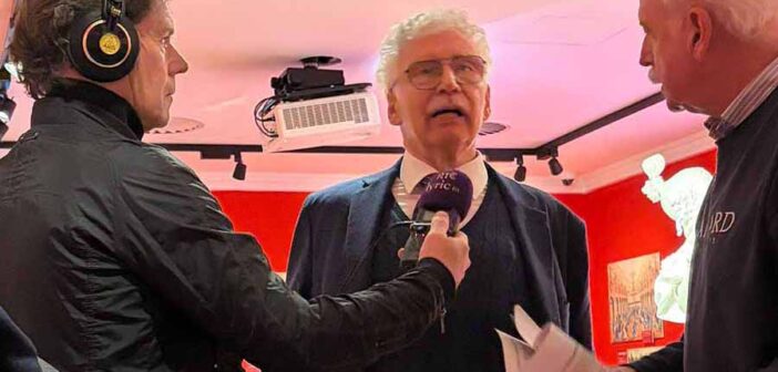 Marty Whelan in Vienna interviewing Eduardo Strauss