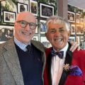 Bill Doyle of Newbridge Silverware and TV personality Noel Cunningham