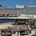 Norwegian Getaway first cruise ship to dock at new pier on Great Stirrup Cay