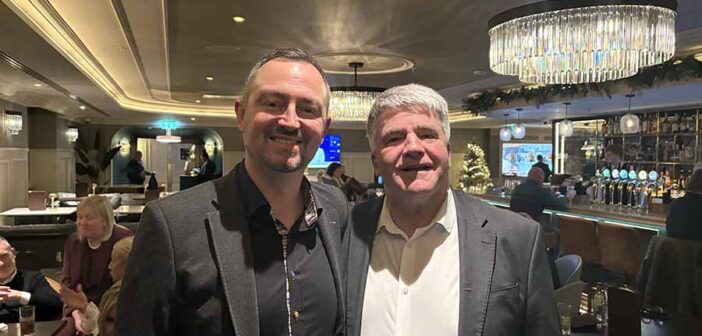 Eoghan Cory and Aaron Langford at Powercourt Hotel