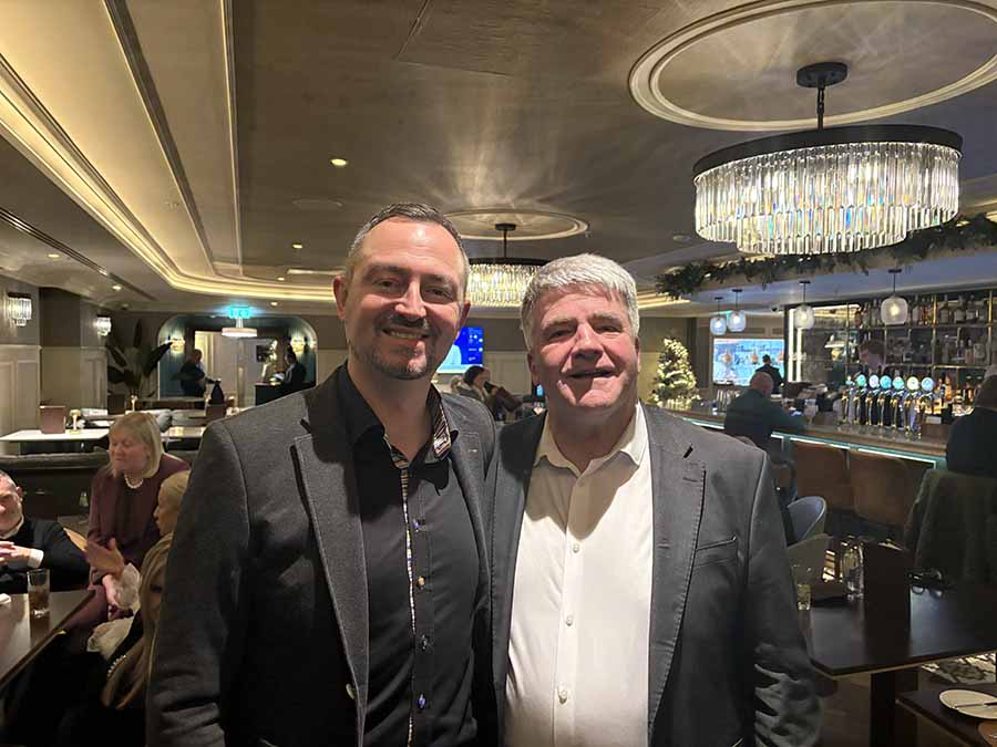 Eoghan Cory and Aaron Langford at Powercourt Hotel